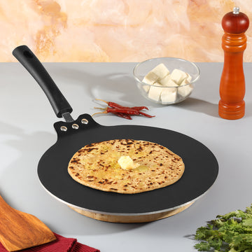 Vinod Zest Flat Multi Tawa - 28 cm (Induction Friendly)